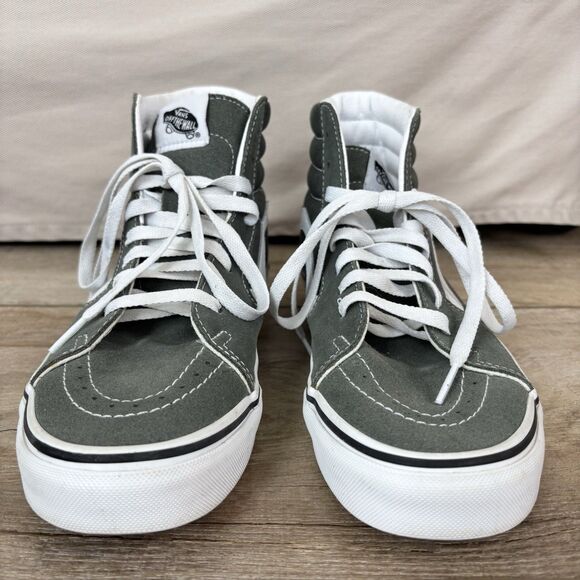 Vans Sk8 Hi Forest Green Suede HT Sneakers Skateboard Mens Sz 8 Athletic Preppy main image 13